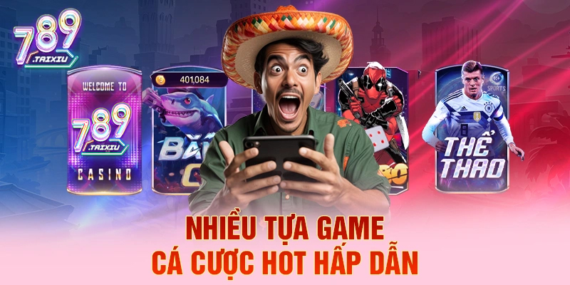 Các tựa game cá cược hấp dẫn tại bet88